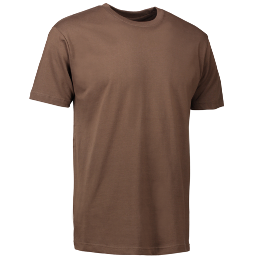 ID T-time herre t-shirt kortærmet mocca