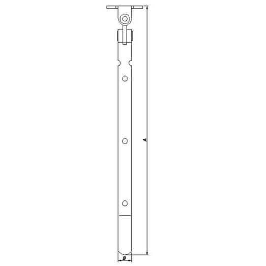 PN udskyder med tap 305 mm sort