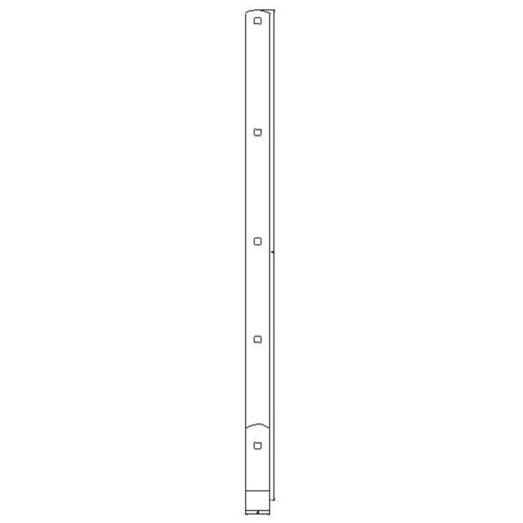 PN nokhængsel  1100 mm til 19 mm tap varmforzinket