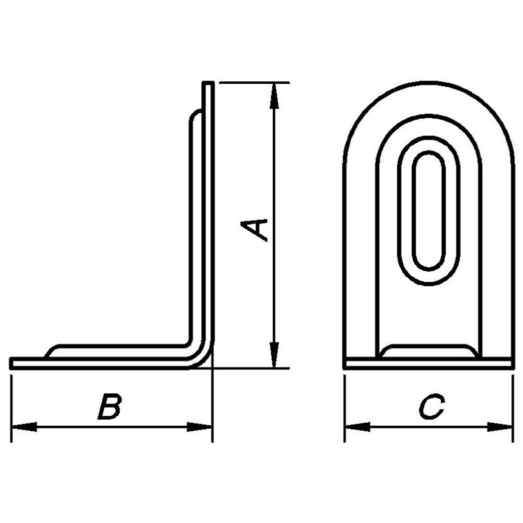 PN riglejern 23 mm hvid