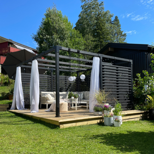 Plus cubic pergola sort