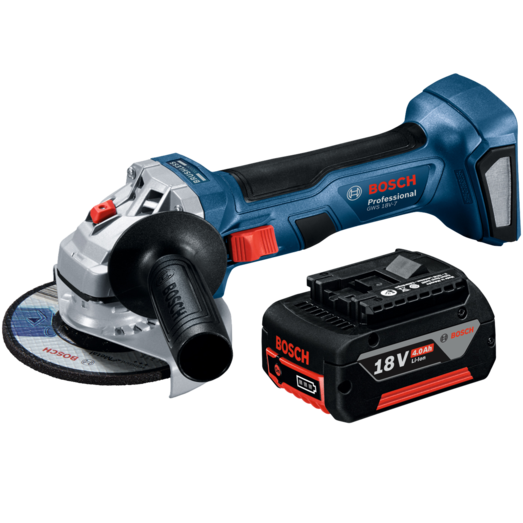 Bosch GWS 18V-7 vinkelsliber inkl. GBA 4.0Ah batteri