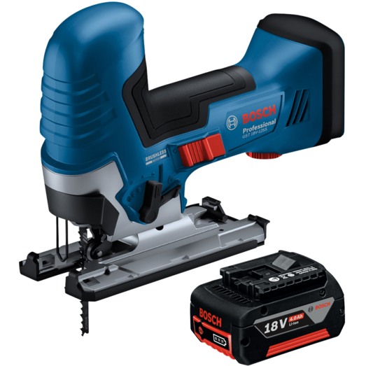 Bosch GST 18V-125 stiksav akku inkl. GBA 4.0Ah batteri