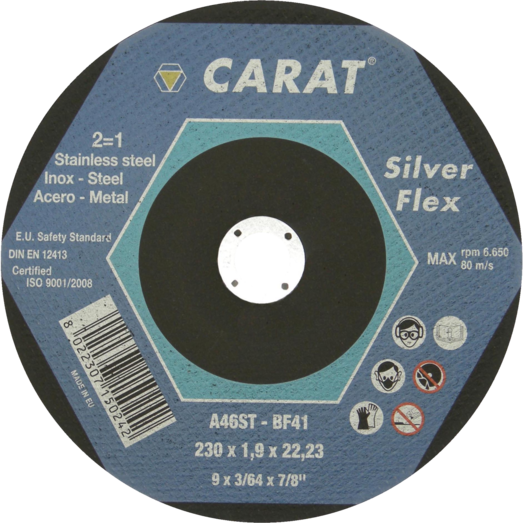 Carat Silver-Flex skæreskive metal og rustfrit stål