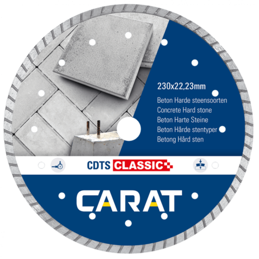 Carat diamantklinge CDTS med turbosegment 230 mm