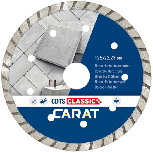 Carat diamantklinge CDTS Ø125-230 mm