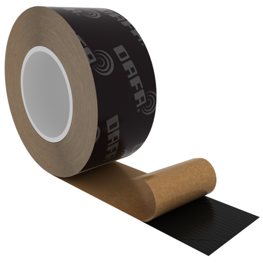 Dafa UV tape 60mm x 25m sort