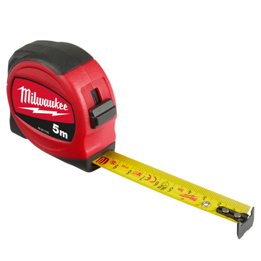 Milwaukee S5/19 mm slimline målebånd 5 m