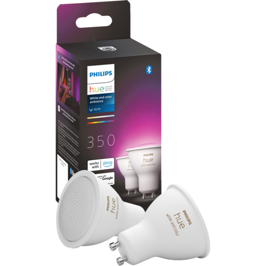 Philips Hue White and color ambiance dobbeltpakke GU10 LED