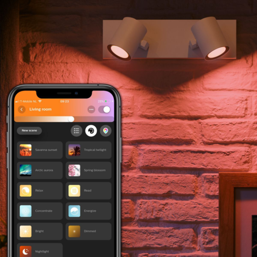 Philips Hue Argenta dobbelt spot GU10 LED