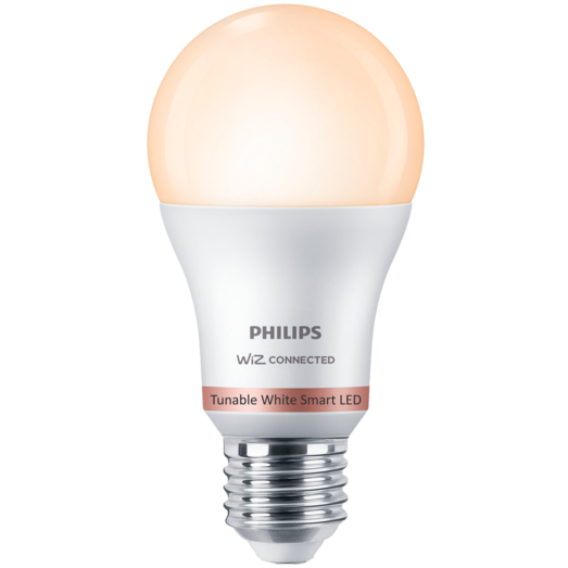 Philips Smart WiZ white LED pære E27 8,5W standard mat