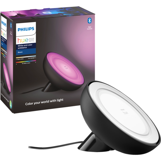 Philips Hue Bloom bordlampe LED sort