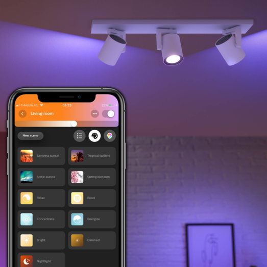 Philips Hue Argenta tre spots GU10 LED