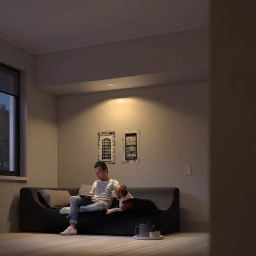 Philips Hue Milliskin indbygningsspot rund GU10 LED