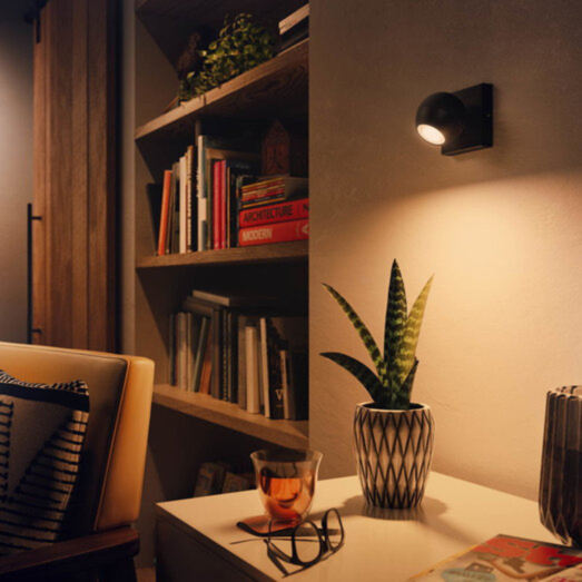 Philips Hue Buckram enkelt spot GU10 LED