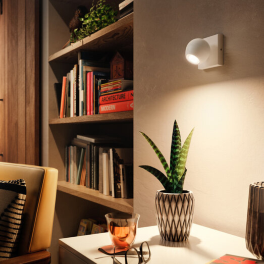 Philips Hue Buckram enkelt spot GU10