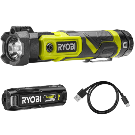 Ryobi RLP4-120G lommelygte 4V USB lithium