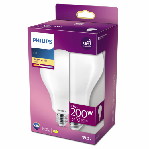 Philips Standard LED pære E27 200W 1 pack