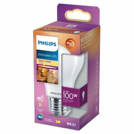 Philips Standard LED pære 100W E27 mat