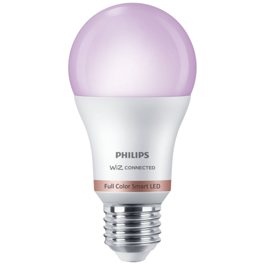 Philips Smart WiZ color LED pære E27 8,5W standard mat