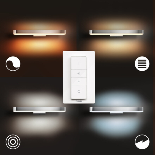 Philips Hue Adora væglampe til badeværelse LED