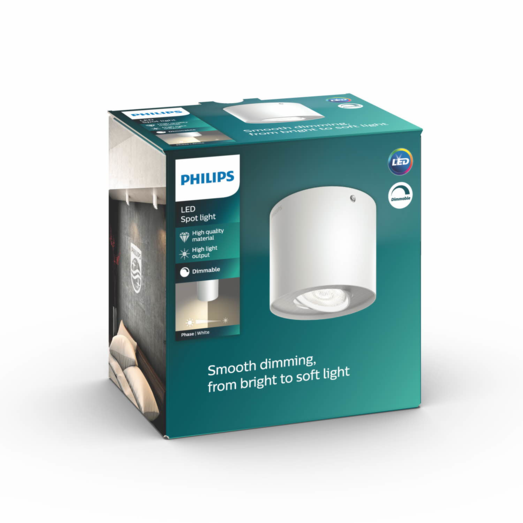 Philips Phase spot 4,5W hvid