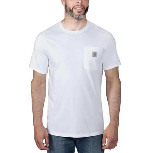 Carhartt Force Flex Pocket t-shirt hvid