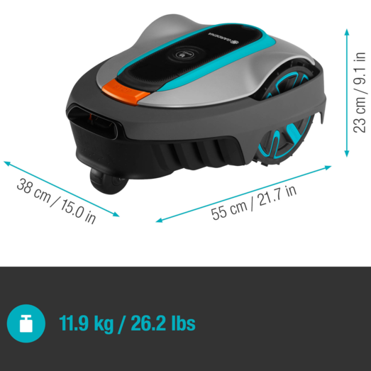 Gardena Sileno Life 1500m² LONA robotplæneklipper