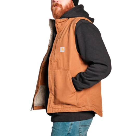 Carhartt Mock Neck vest brun