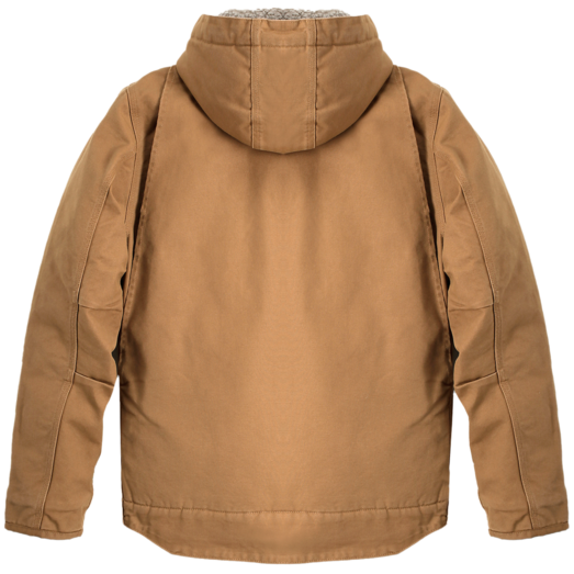 Carhartt washed duck sherpa lined jakke brun