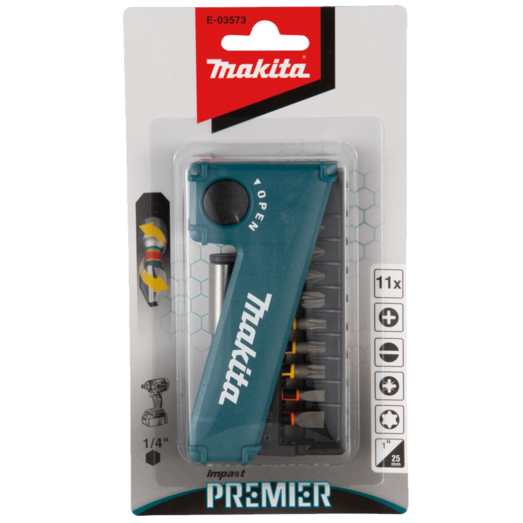 Makita premier NO. 2 bitsæt 11 dele