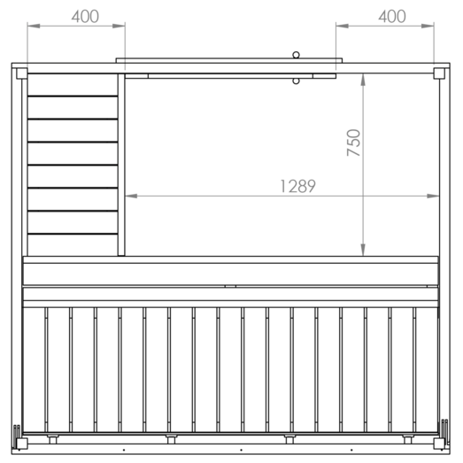 Brico DIY sauna 3-4 personer uden ovn