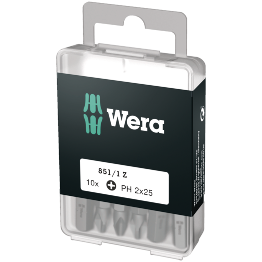 Wera DIY bitssæt 851/1Z PH2x25 10 stk