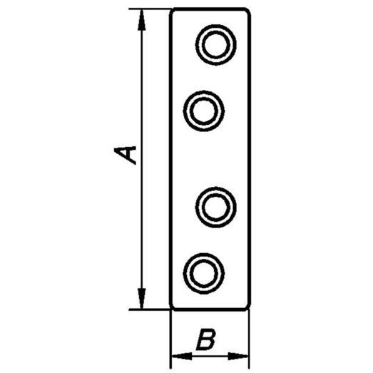 Ligejern 50x13 mm. elforzinket