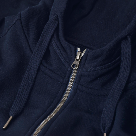 ID Core herre hoodie med lynlås navy str.