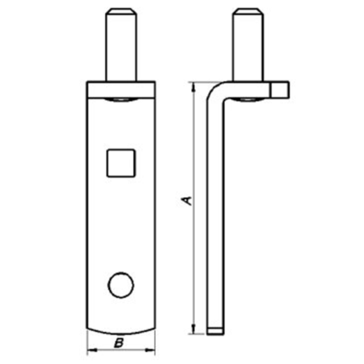 PN pladestabel med 13 mm tap varmforz.