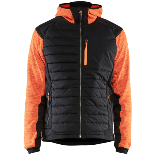 Blåklæder hybrid jakke high-vis orange/sort