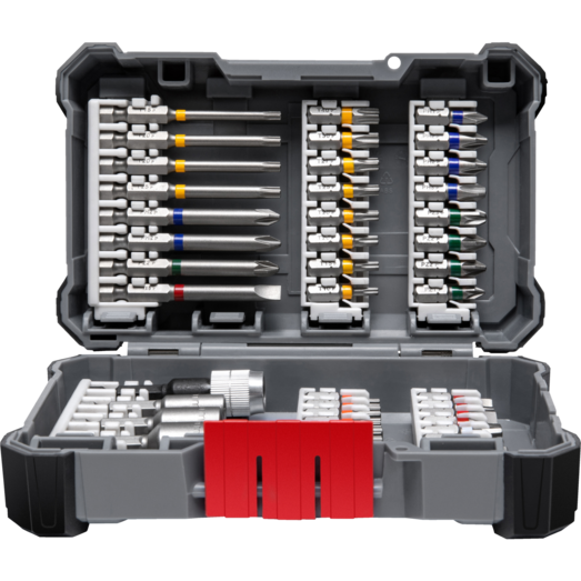 Bosch bitssæt m/håndtag og 45 dele