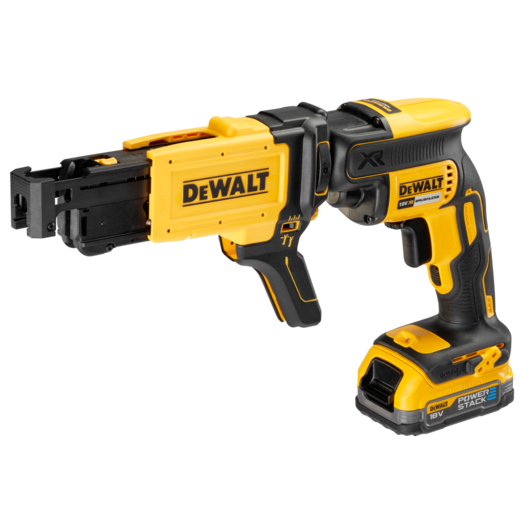 DeWALT DCF620E1K gipsskruemaskine med powerstack batteripakke