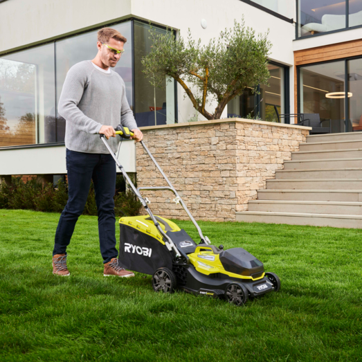 Ryobi RY18LMX37A-0 plæneklipper 18V ONE+ solo