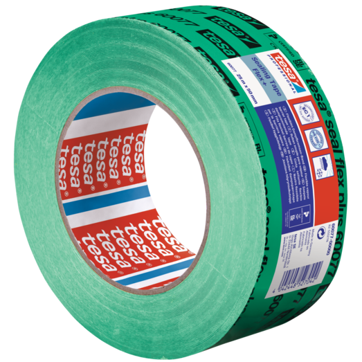 Tesa® Professional 60077 SealFlex tætningstape 25 m x 50 mm grøn