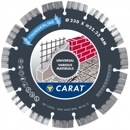 Carat thunderline diamantklinge Ø150 mm