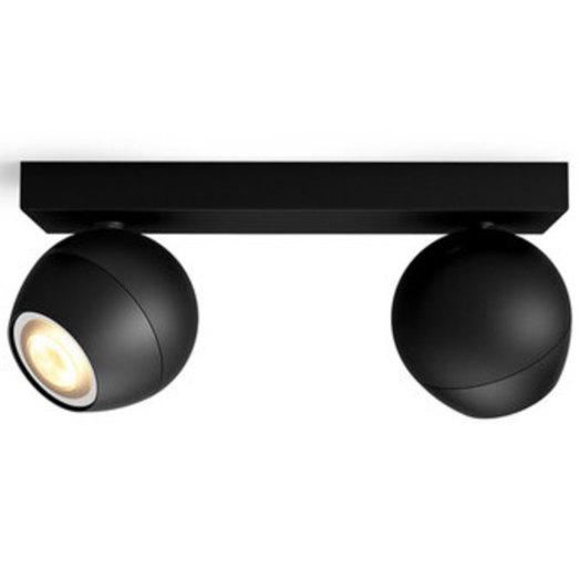 Philips Hue Buckram dobbelt spot GU10 LED