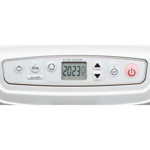 Qlima SRE3531 TC-2 elektronisk petroleums kamin - silver