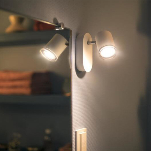 Philips Hue White ambiance Adora enkelt spot til badeværelse GU10 LED