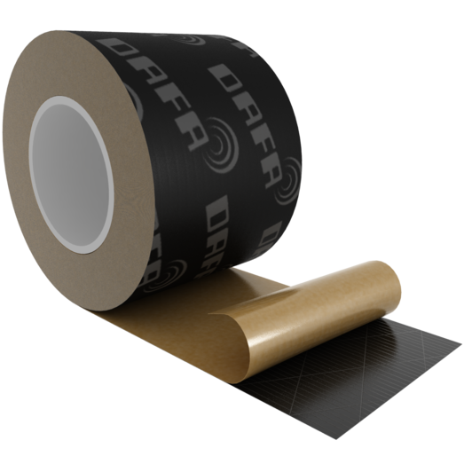 Dafa UV tape 100mm x 25m sort