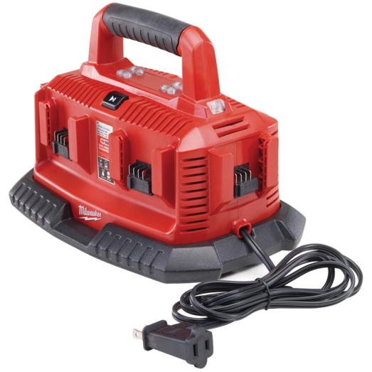 Milwaukee M1418 C6 multioplader til 6 batterier