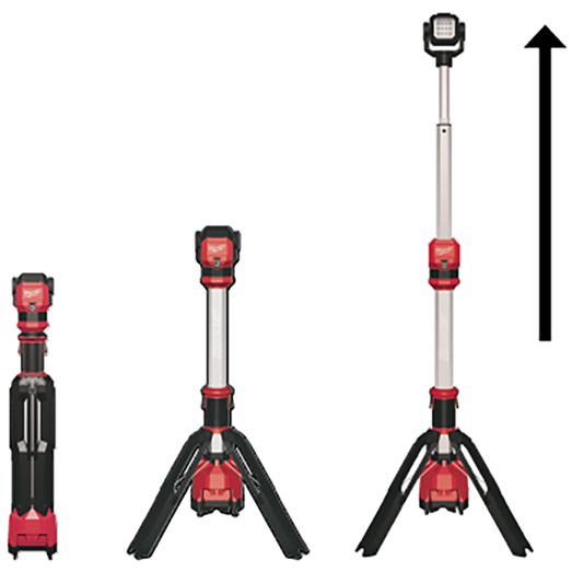 Milwaukee M12™ SAL-0 arbejdslampe m/stativ solo