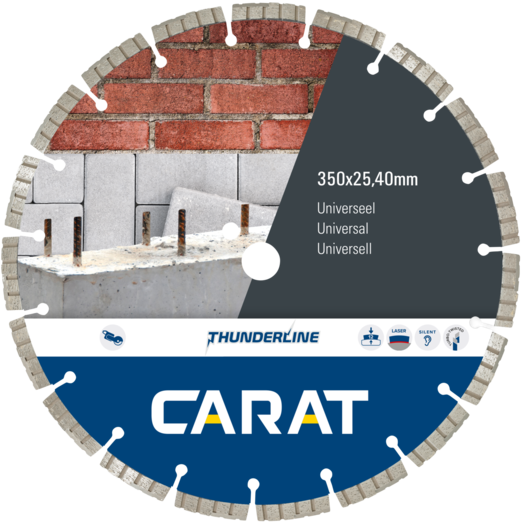 Carat CEBTT Thunderline universalklinge Ø350 mm