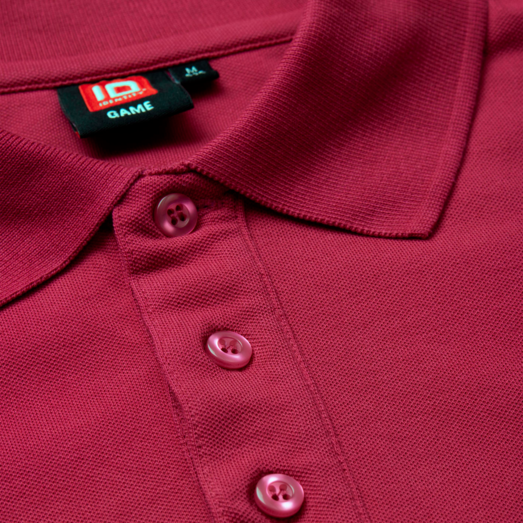 ID Stretch herre poloshirt cerise